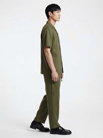 TRAPP Regular Fit Hemd 'Lino' in Grün