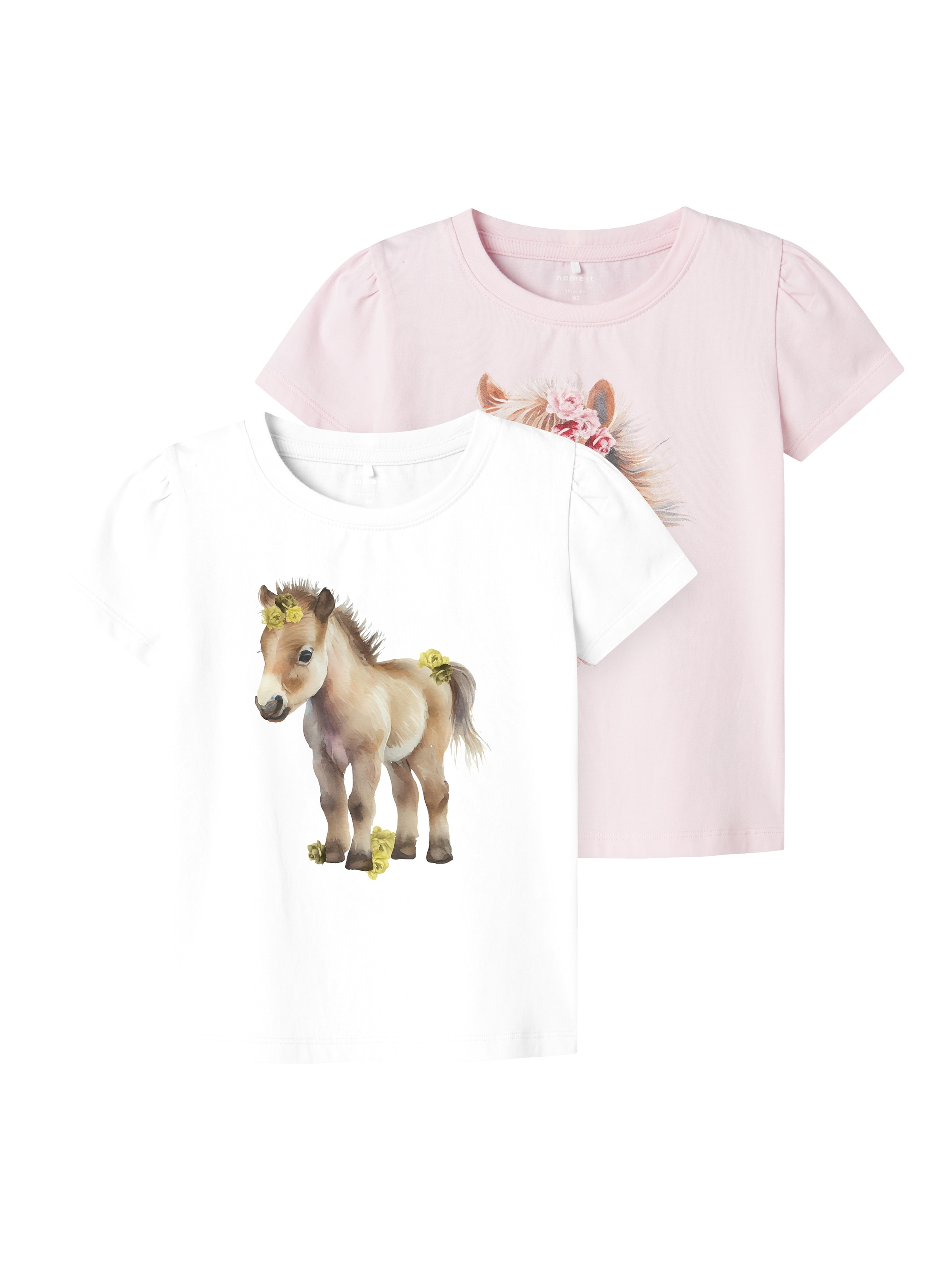 NAME IT - Camiseta 'NMFHani' en rosa: frente