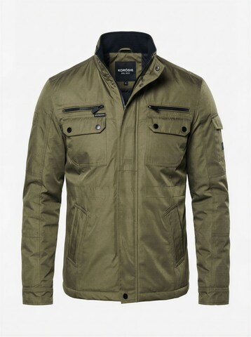 KOROSHI Prehodna jakna | zelena barva