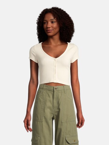 AÉROPOSTALE Shirt in Beige: front