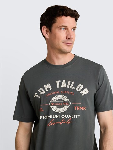 TOM TAILOR Shirt in Grey