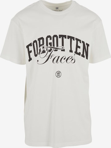 balta Forgotten Faces Marškinėliai 'Overgrown Skull': priekis