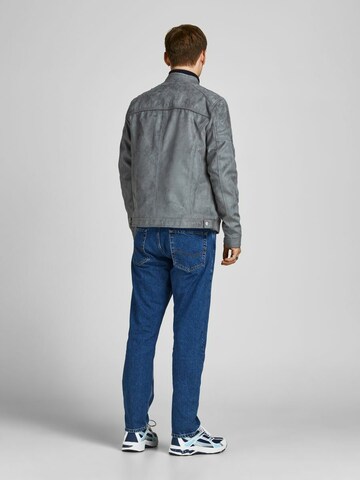 JACK & JONES Regular fit Between-season jacket 'Rocky' in Grey