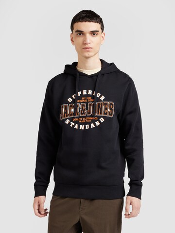 JACK & JONES Свитшот в Черный: спереди