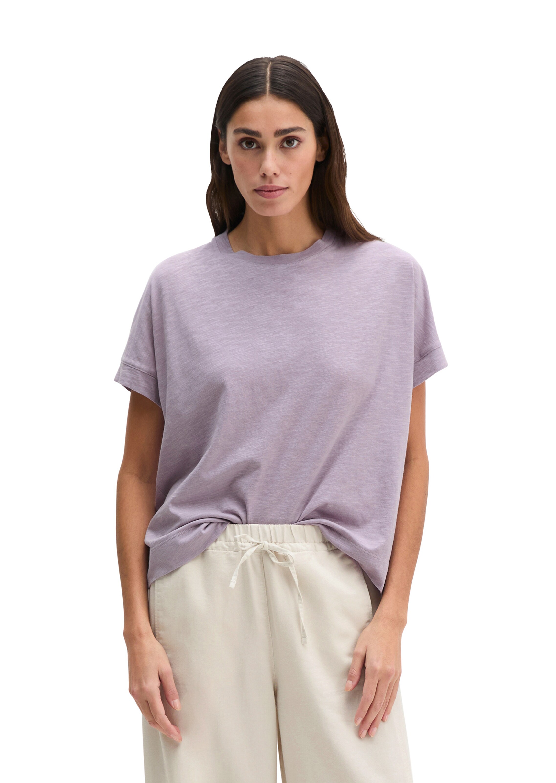 Marc O'Polo Shirt in Lila: voorkant