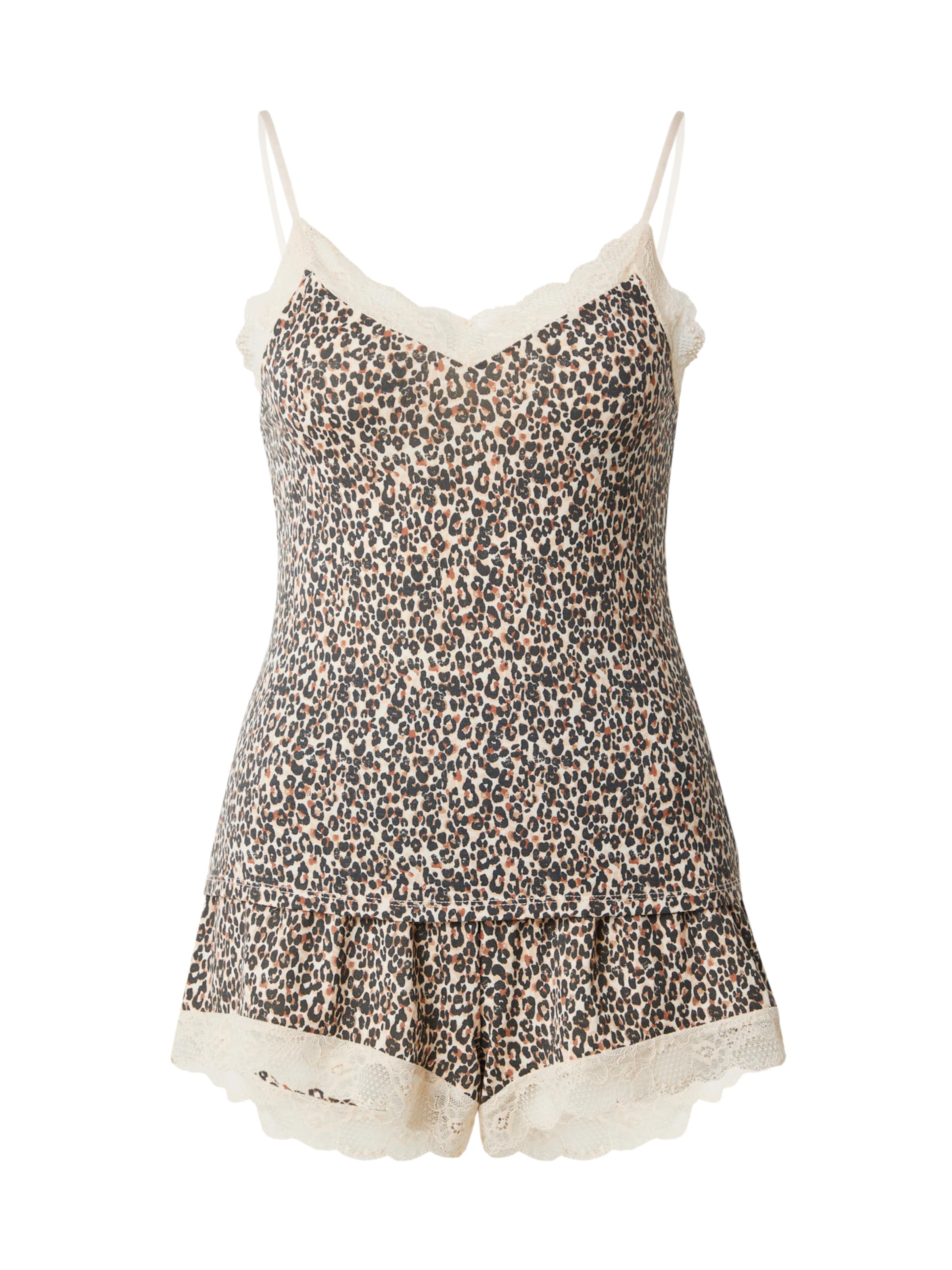 Hunkemöller Πιτζάμα 'Cami' σε μπεζ: μπροστά