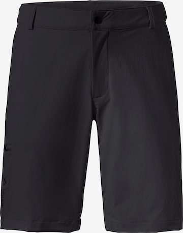 VAUDE Regular Workout Pants 'Yaras' in Black: front