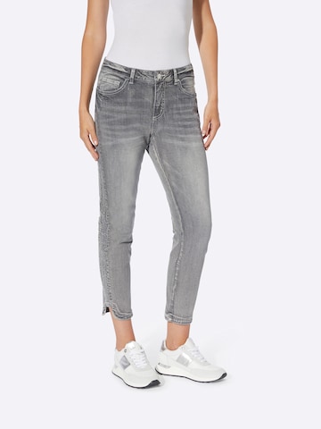 Coupe slim Jean heine en gris : devant