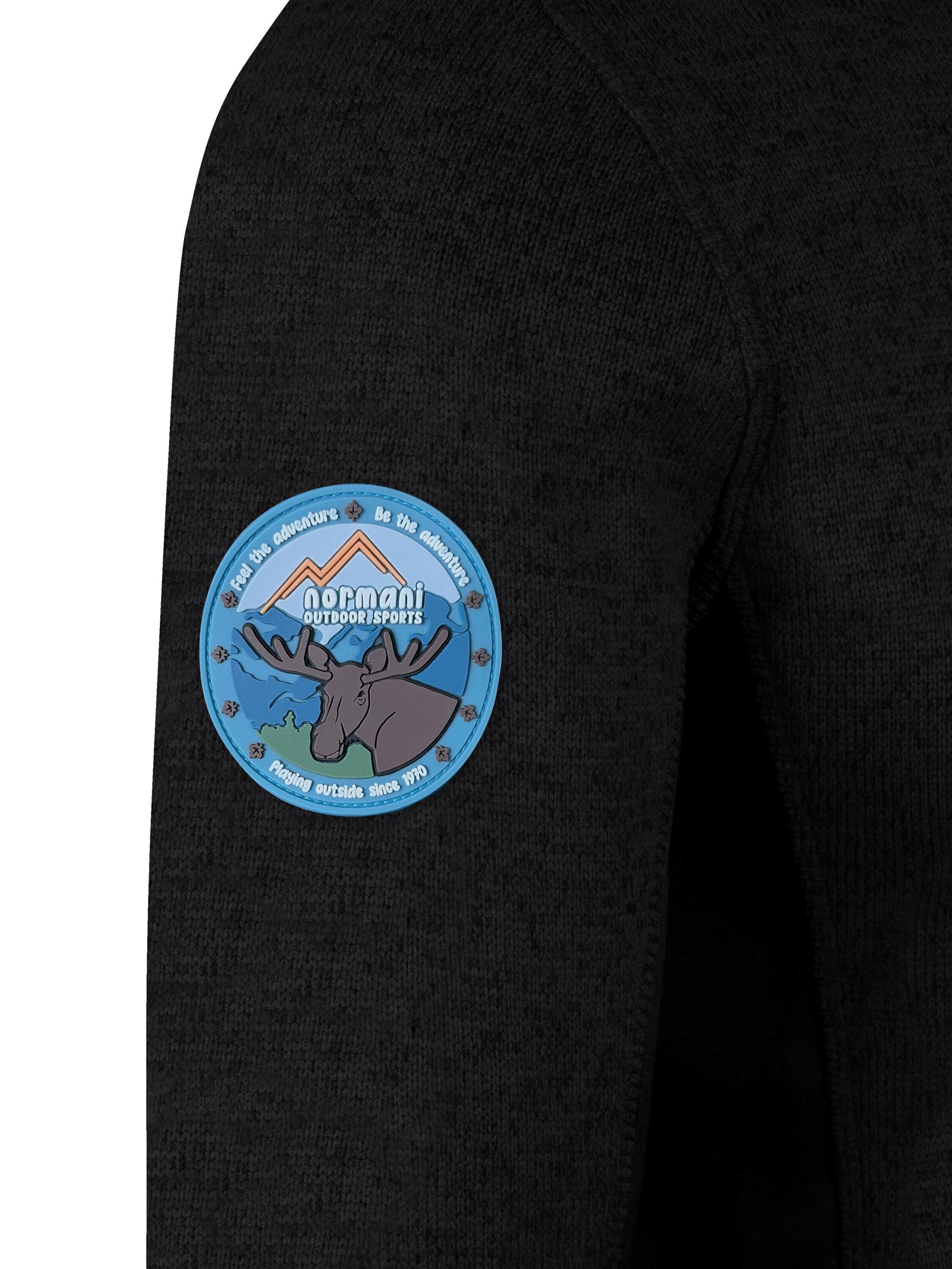 normani Functionele fleece jas 'Tathlina' in Zwart