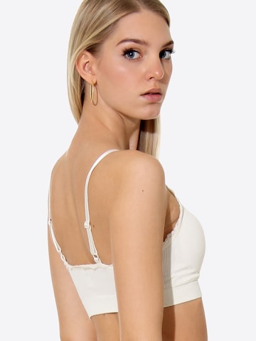 Bustino Reggiseno di Yenita in bianco