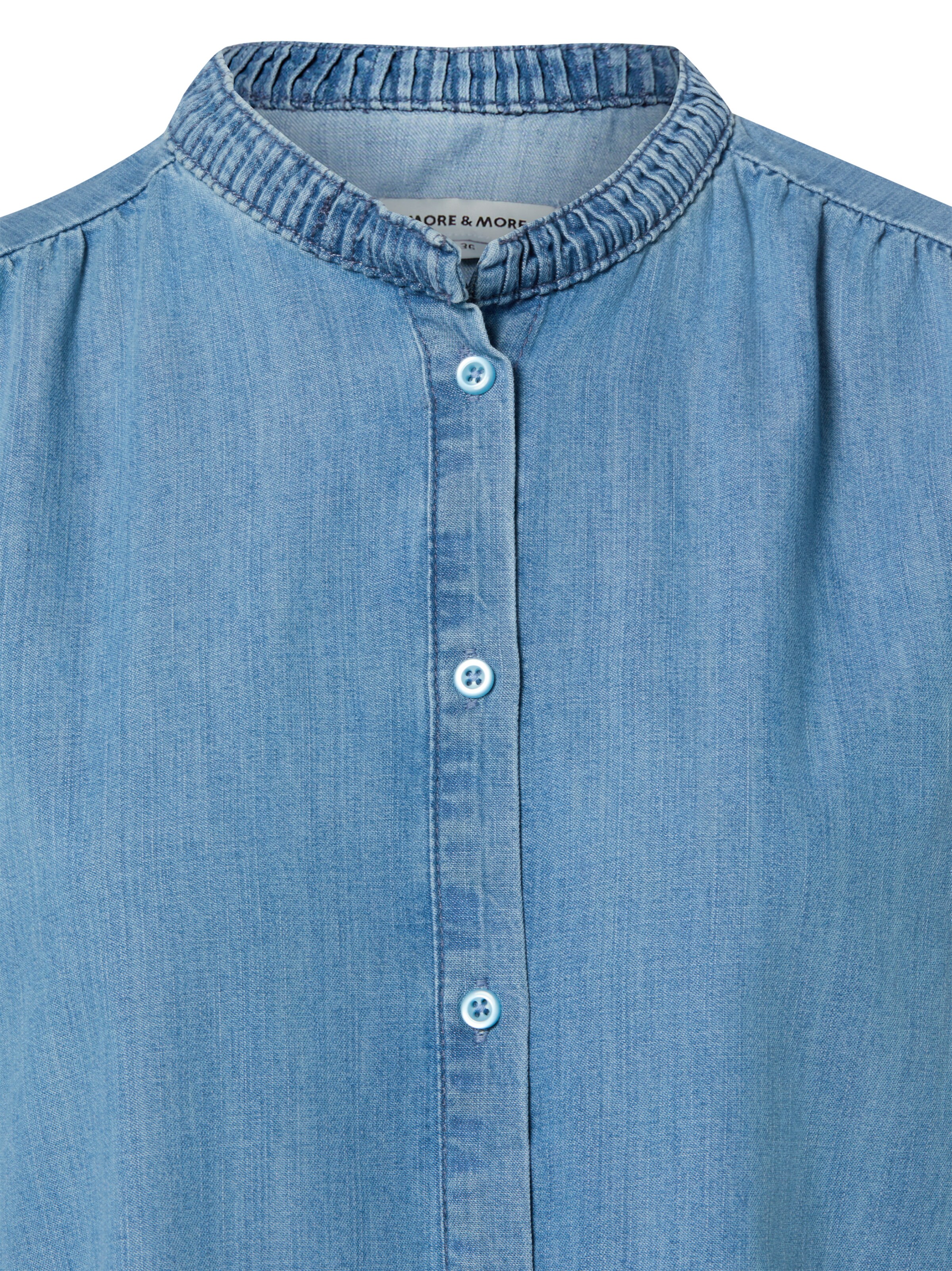 MORE & MORE Bluse in Blau