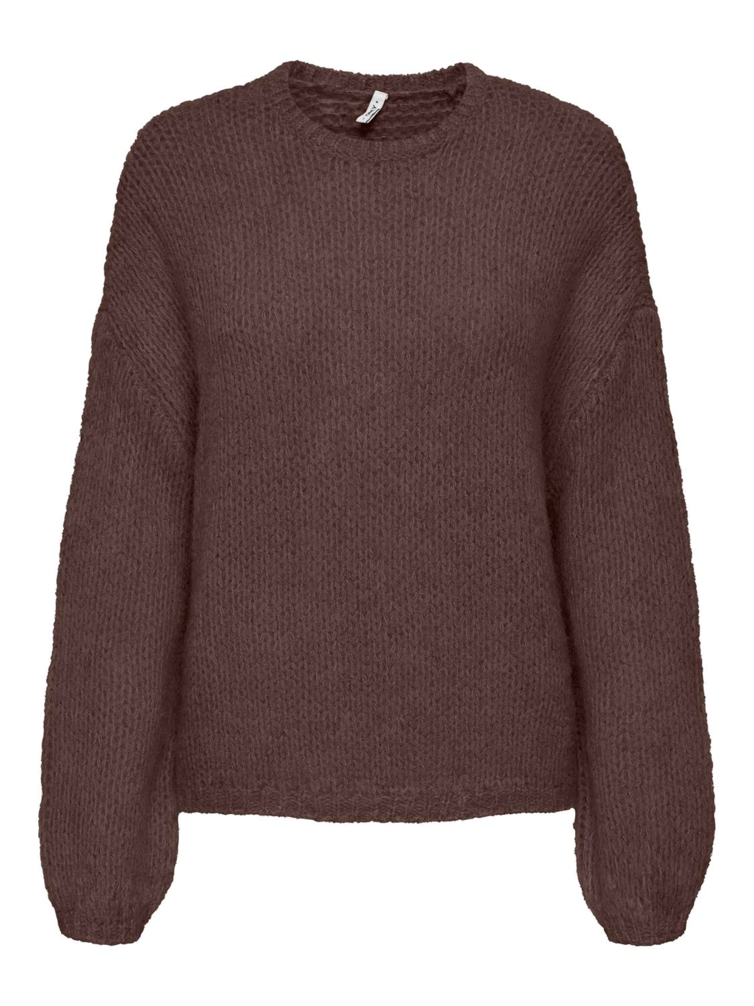 ONLY Trui 'ONLJACKIE' in Bruin: voorkant