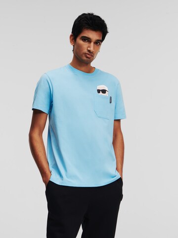 Karl Lagerfeld Shirt in Blue: front