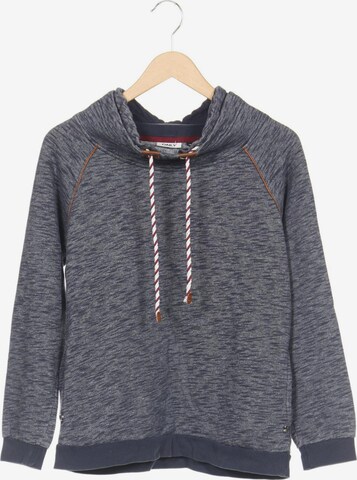 ONLY Sweatshirt & Zip-Up Hoodie in M in Blue: front