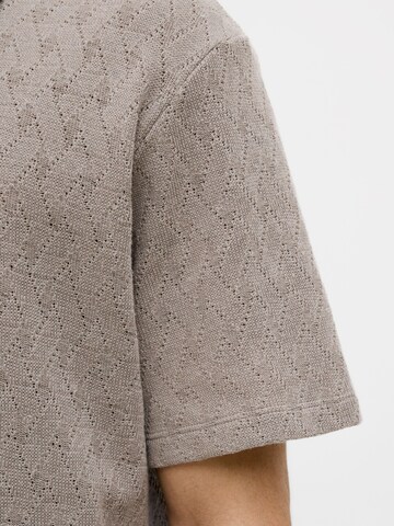 T-Shirt '12275090' JACK & JONES en gris