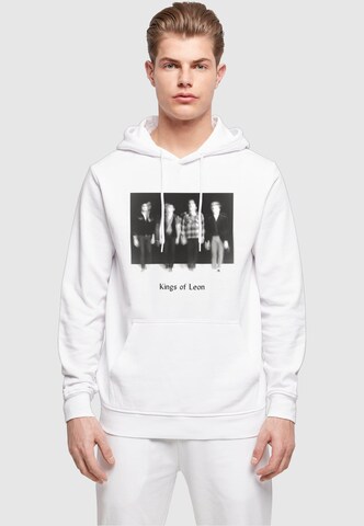 Merchcode Sweatshirt  'Kings Of Leon - Standing Blur' in Weiß: predná strana