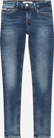 Calvin Klein Jeans Обычный Джинсы в Синий: спереди