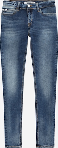 Calvin Klein Jeans Regular Jeans in Blauw: voorkant