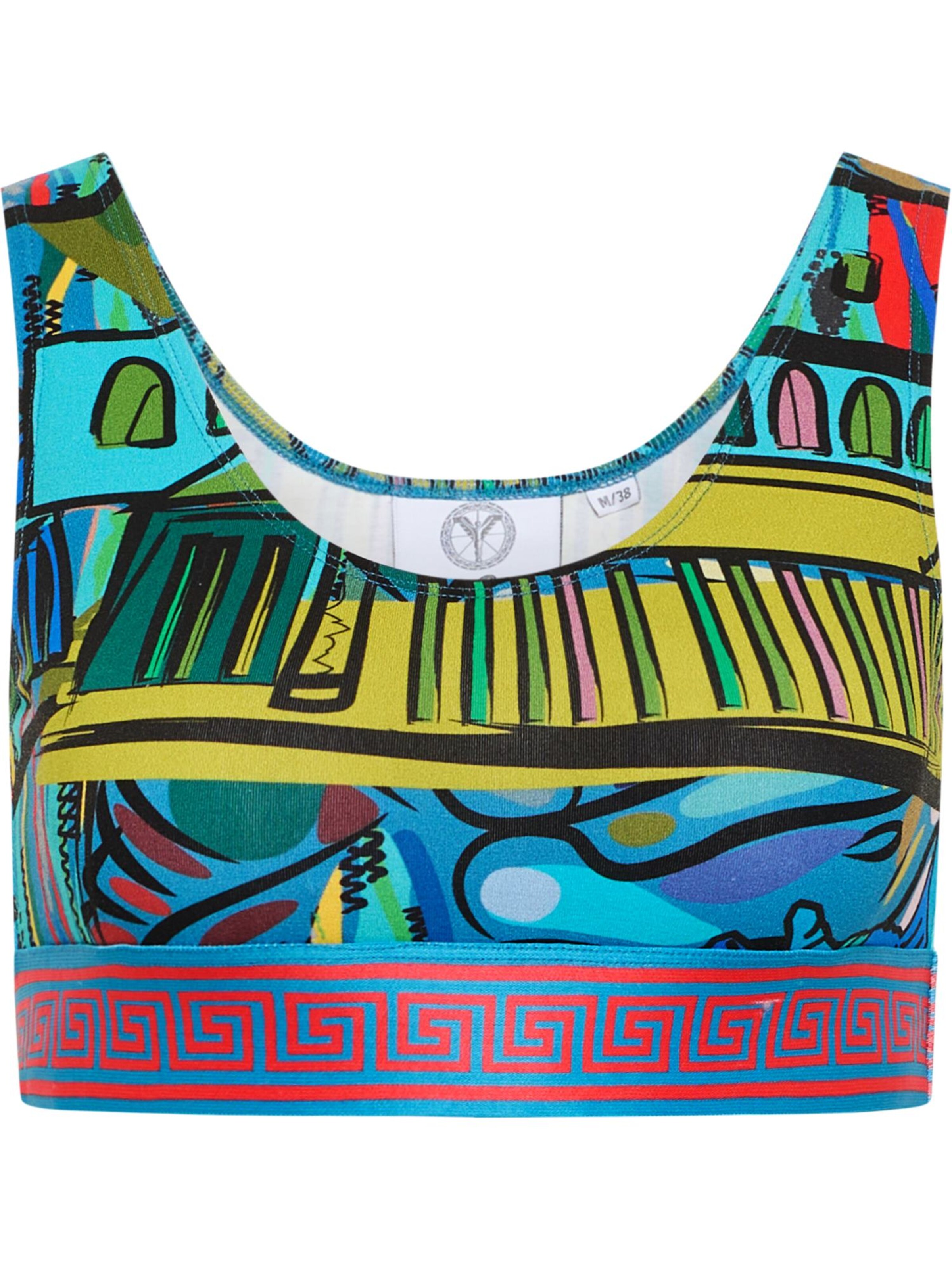 Carlo Colucci Top ' De Zini ' in Mischfarben: Vorderseite