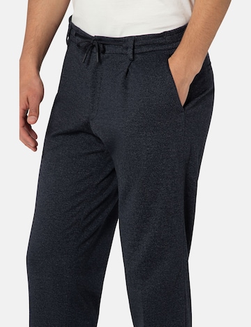 BENVENUTO Slimfit MATTEO MESSINA J 2929 Anzug, das Model ist 188cm,trägt Größe 50 in Blau