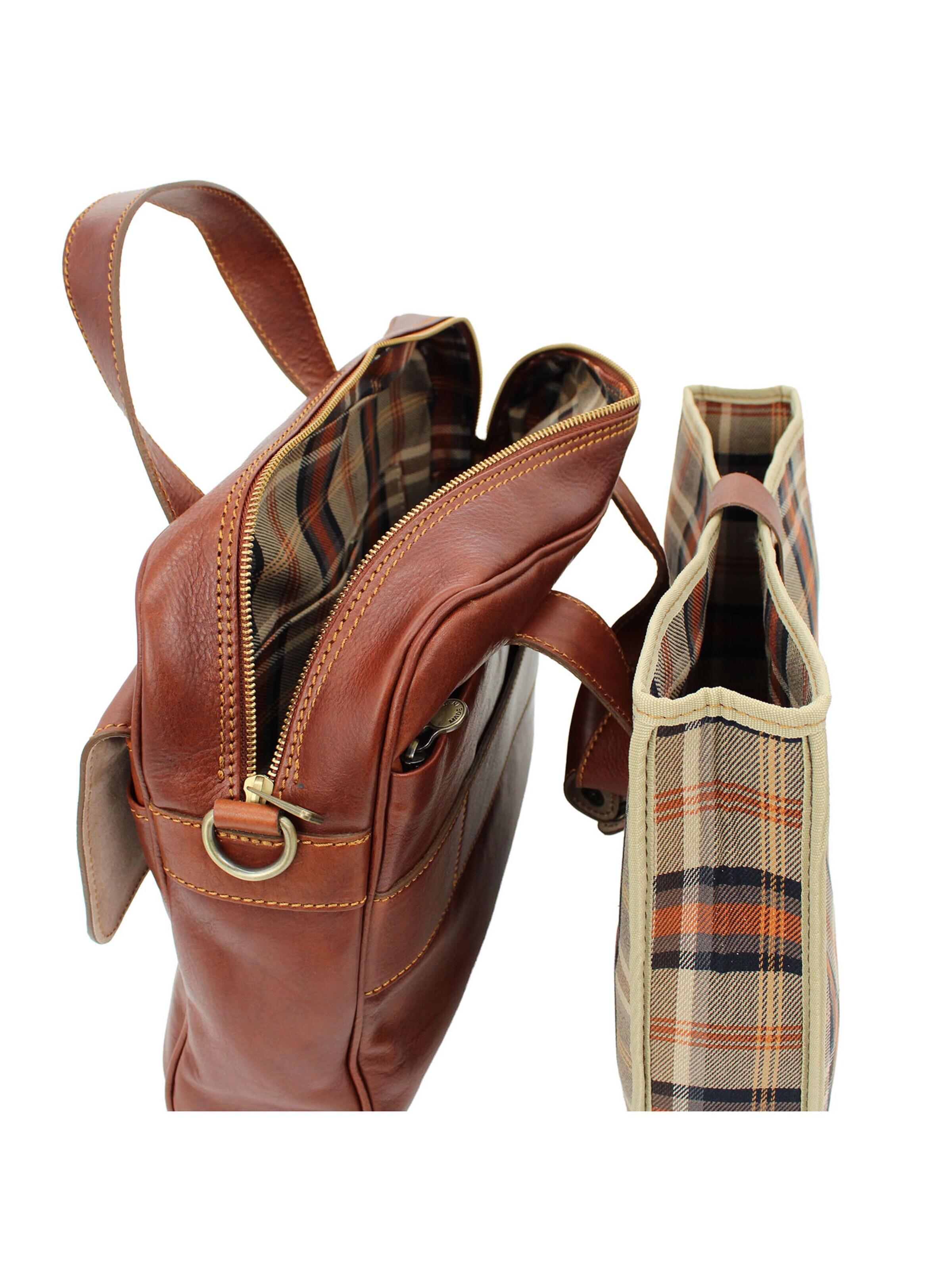 bupell Laptop Bag 'Clemente' in Brown