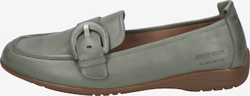 JOSEF SEIBEL Moccasins in Green: front