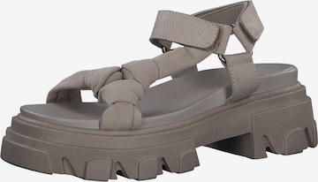 MARCO TOZZI Strap Sandals in Grey: front