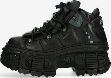 Stivale stringato 'Wall106-S12' di New Rock in nero: frontale
