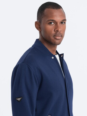 Ombre Sweat jacket in Blue