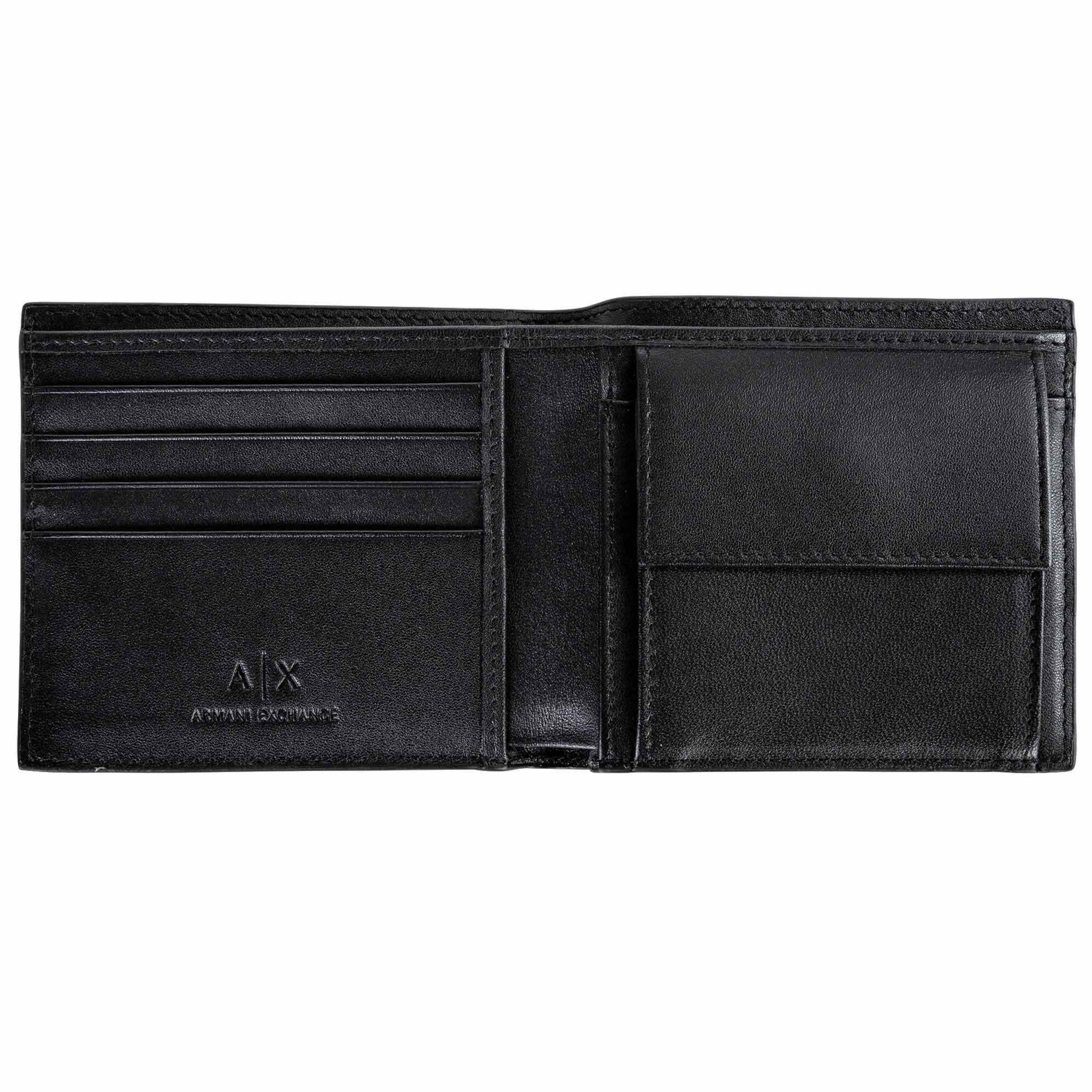 melns ARMANI EXCHANGE Naudas maks 'Bifold'