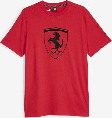 PUMA Shirt 'Scuderia Ferrari Race Big Shield' in Rood: voorkant