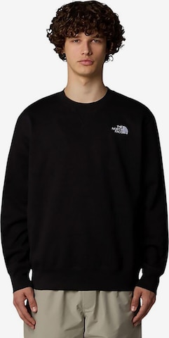 THE NORTH FACE Sweatshirt 'Essential' in Zwart: voorkant