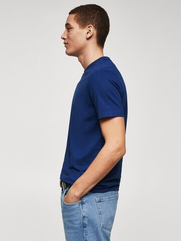 MANGO MAN Shirt 'CHERLO' in Blauw