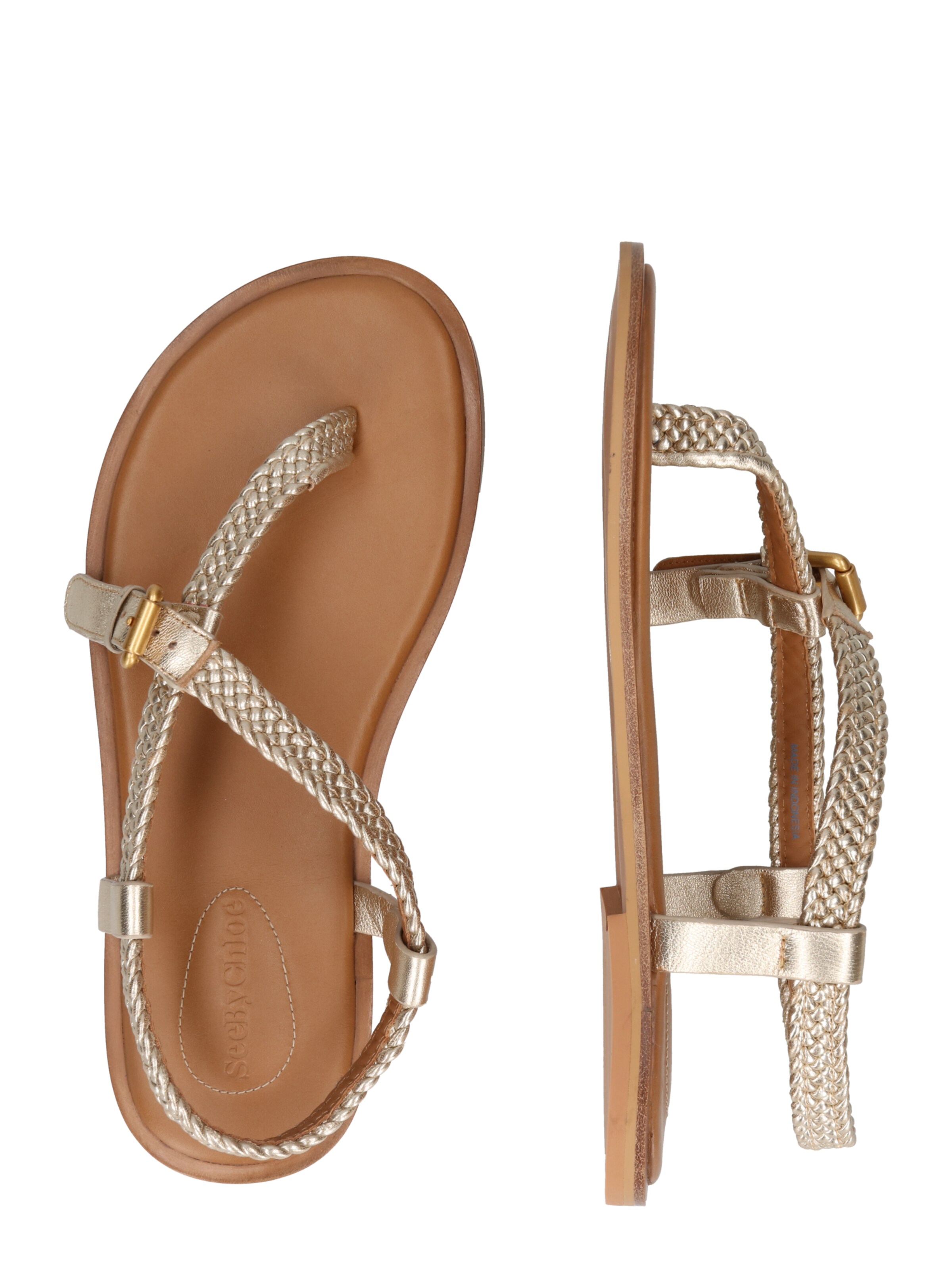 Frauen Sandalen See by Chloé Zehentrenner 'NOLA' in Gold - QD98254 Frauen Sandalen See by Chloé Zehentrenner 'NOLA' in Gold - QD98254