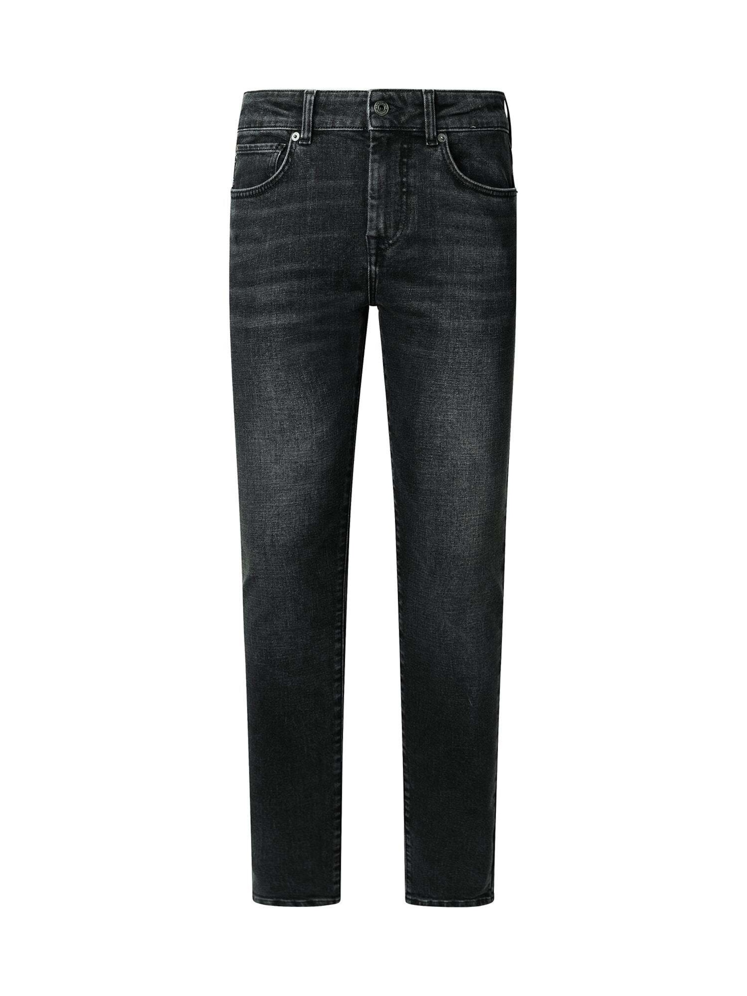 Jeans 'Finsbury' di Pepe Jeans in nero: frontale