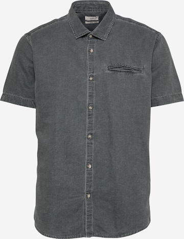 ESPRIT Regular fit Button Up Shirt in Grey: front