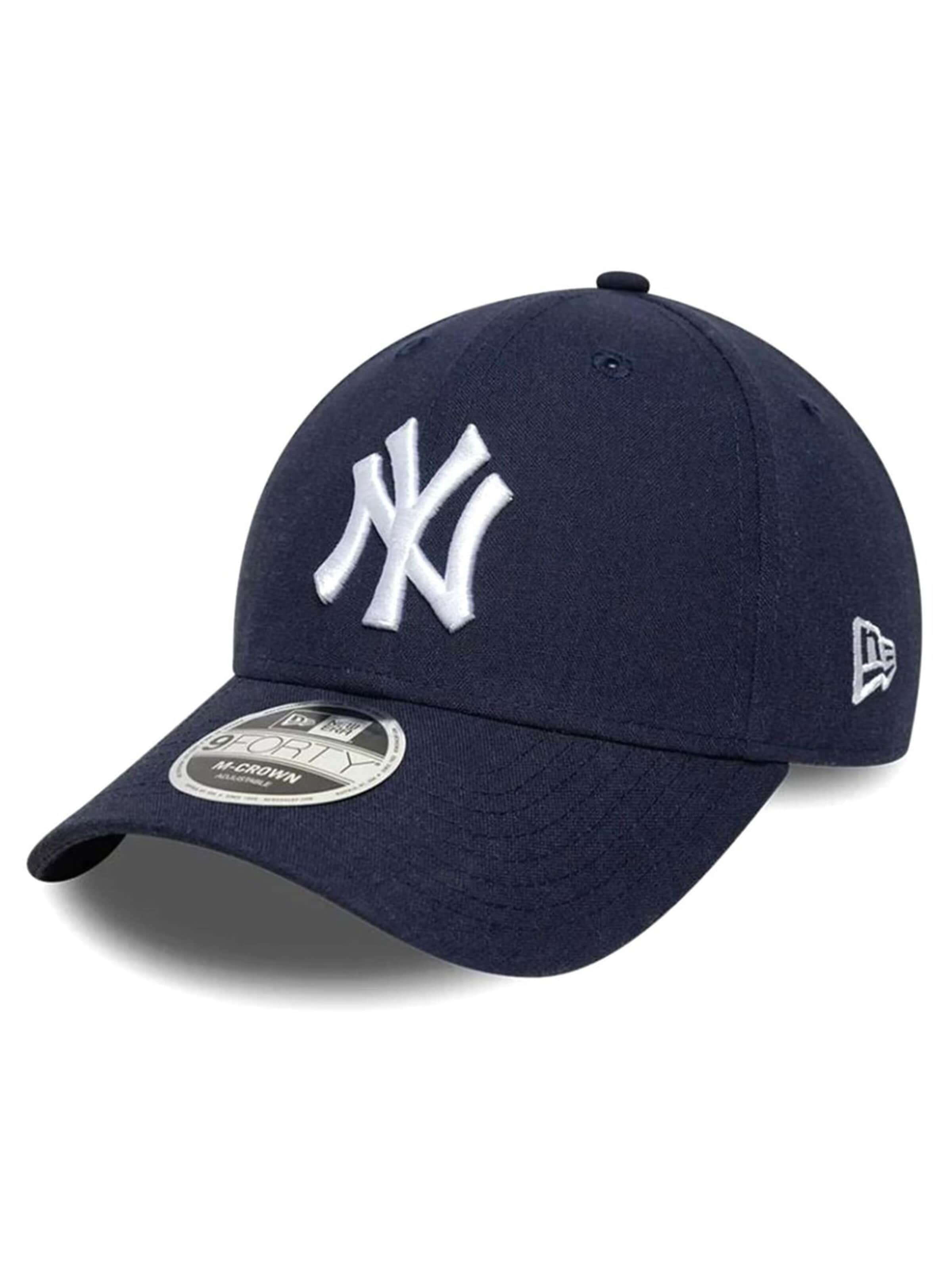NEW ERA Sapkák 'LINEN 9FORTY® MC NEW YORK YANKEES NAVY' - kék: elől