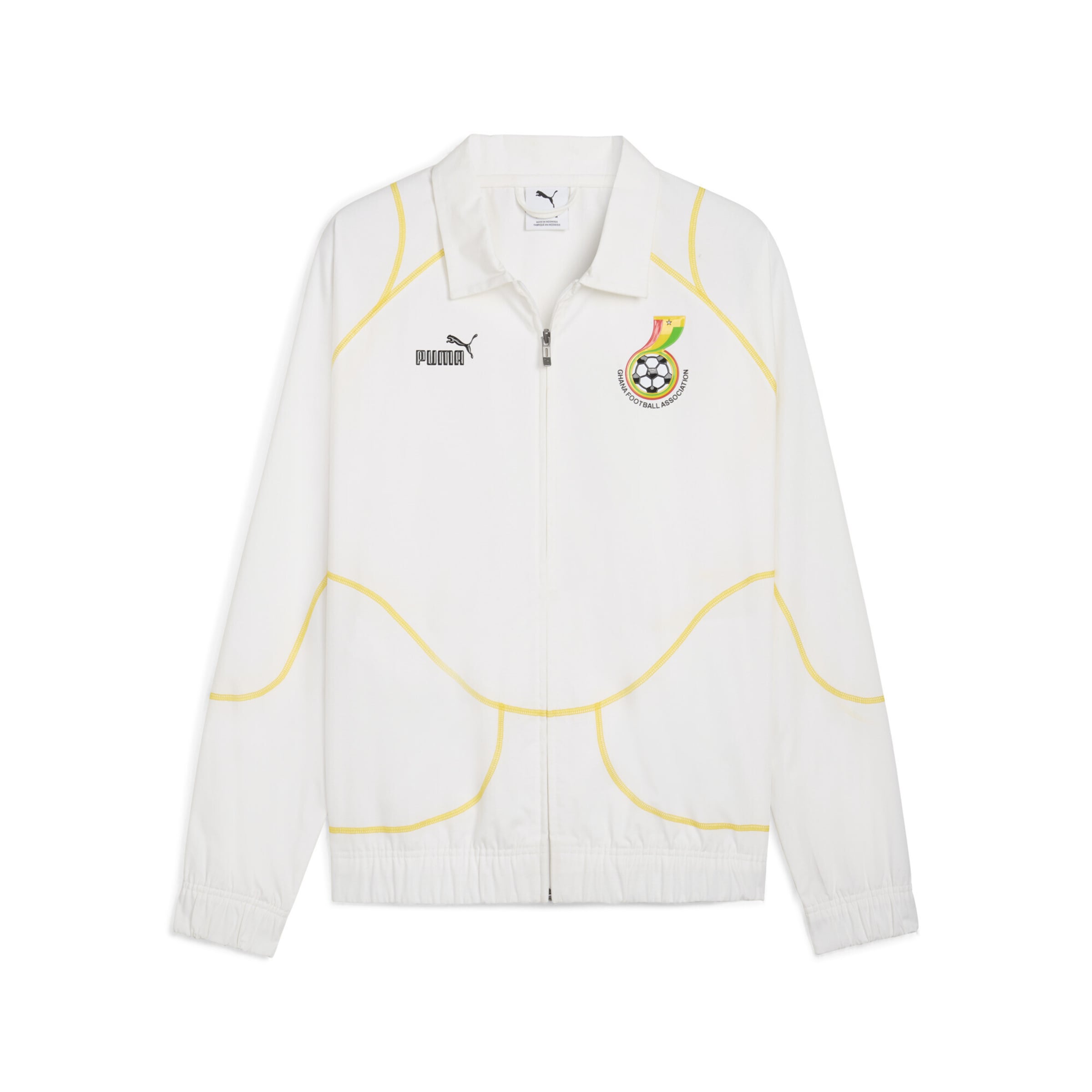 PUMA Training jacket 'Ghana' in White: front