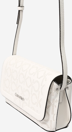 Calvin Klein Axelremsväska i vit, Produktvy