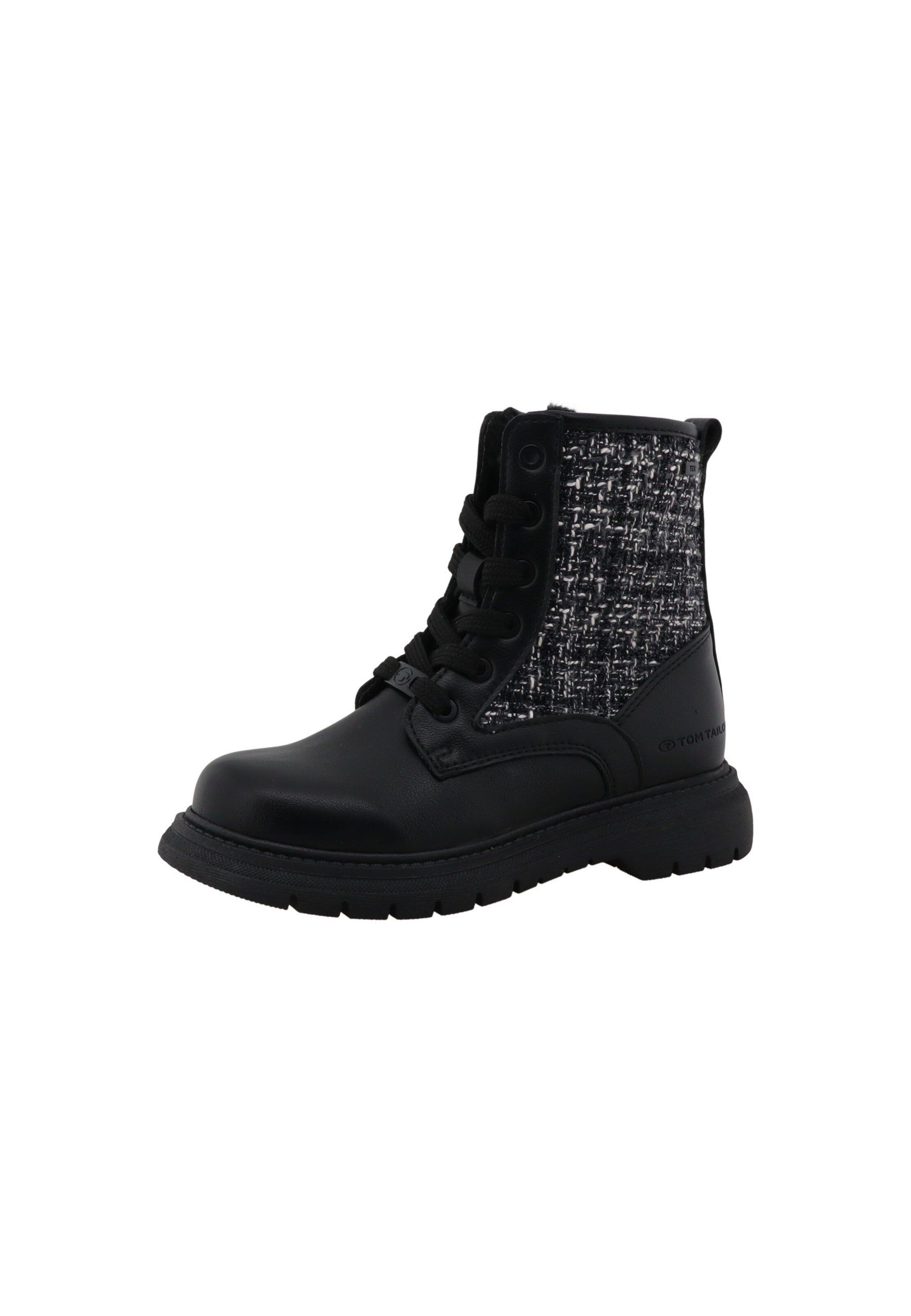 TOM TAILOR - Bota em preto: frente