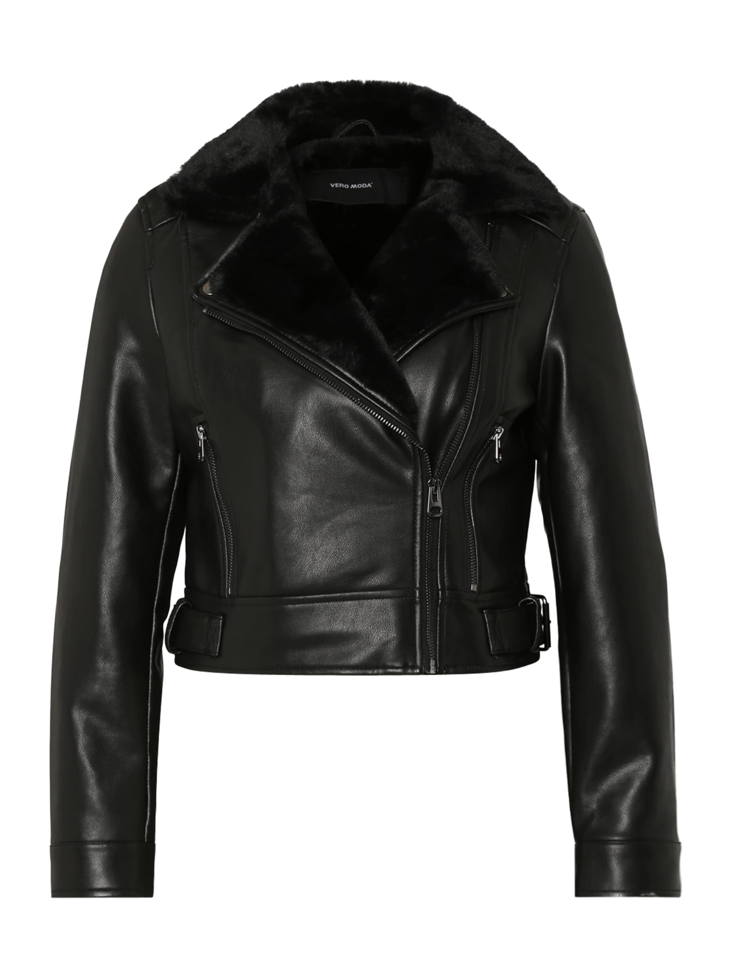 Vero Moda Petite Between-Season Jacket 'VMHAILEY' in Black: front
