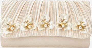 Tomshop24-7 Clutch 'Camellia' in Beige: front