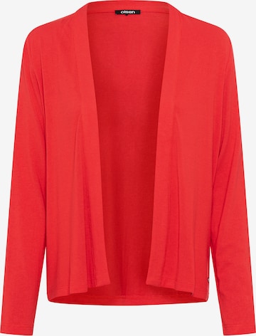 Cardigan Olsen en rouge : devant