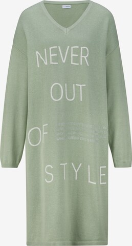 MIAMODA Sweater in Green: front