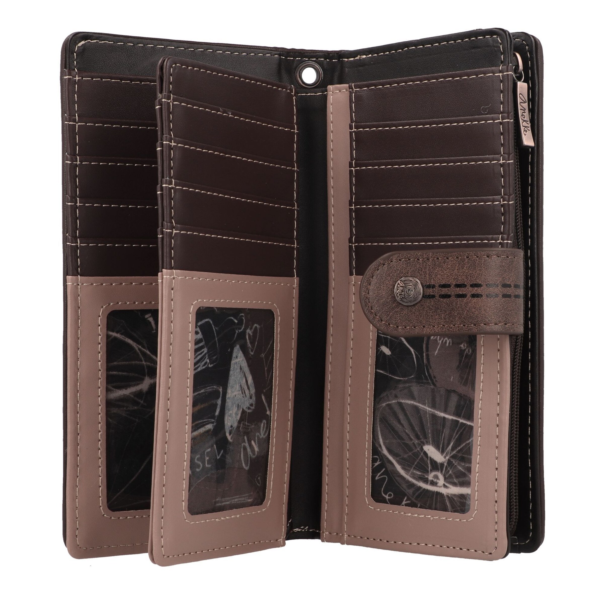 Anekke Wallet 'Rfid' in Brown
