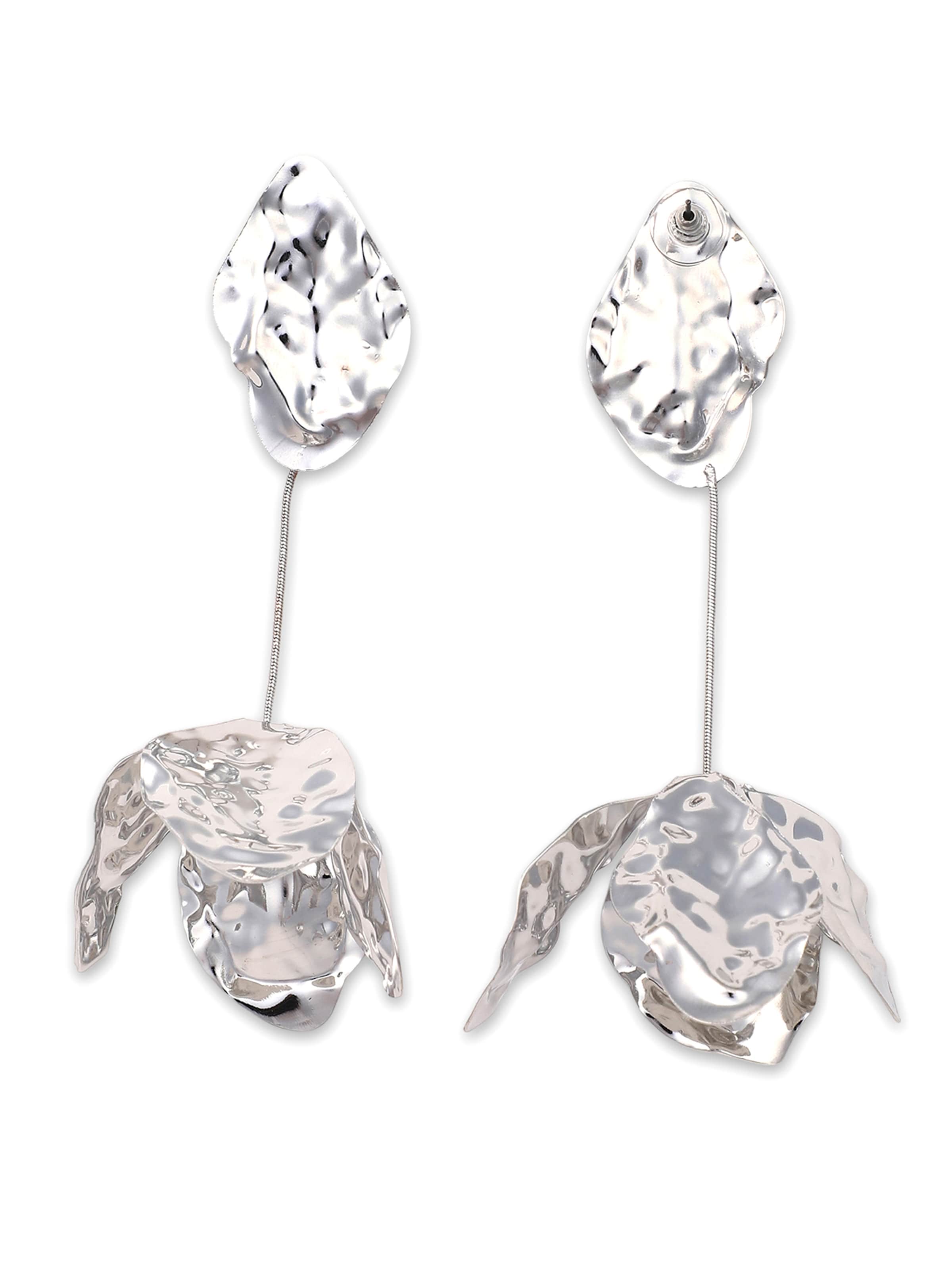 SOHI Náušnice 'Tessie' – stříbrná