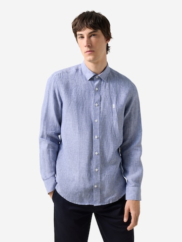 BOGNER Regular Fit Hemd 'Timi' in Blau: Vorderseite