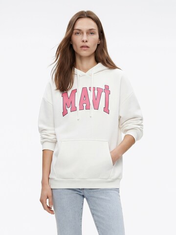 Mavi Sweatshirt in White: front