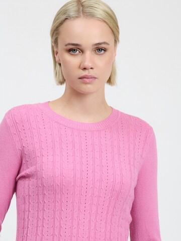 Influencer Pullover in Pink