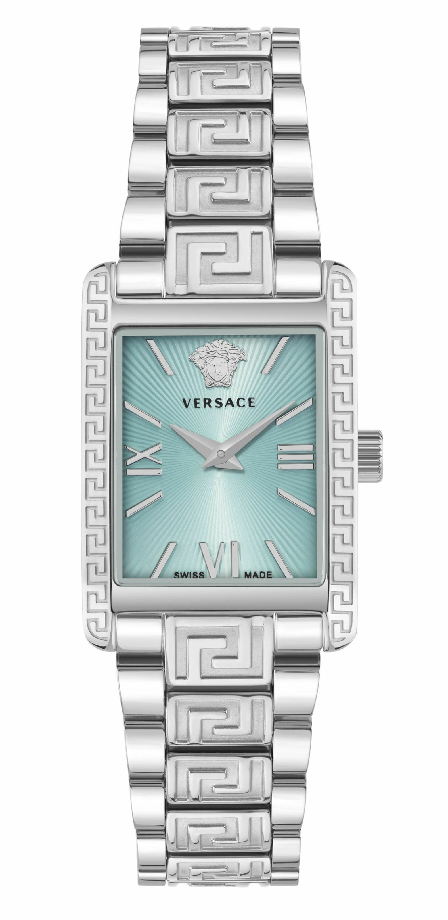 VERSACE Analoguhr in Silber: Vorderseite